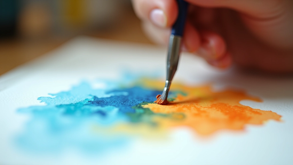 Watercolour sketching session